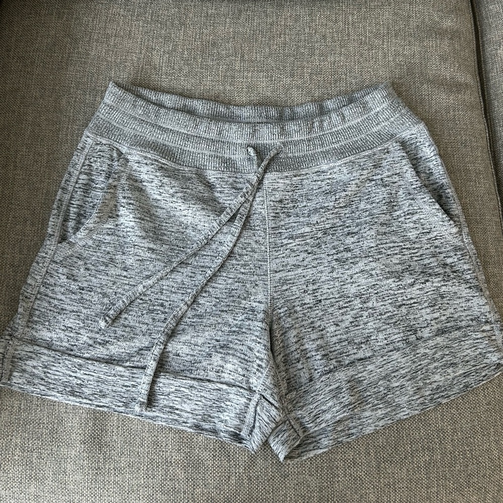 90 Degree by Reflex Soft Activewear Lounge Shorts with Pockets and Drawstring